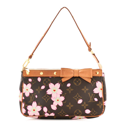 Louis Vuitton Monogram Cherry Blossom Pochette Accessories Brown 1 of 9