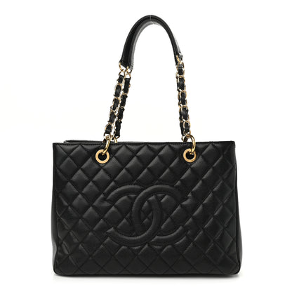Chanel Caviar Quilted Grand Shopping Tote GST Black 1 of 10