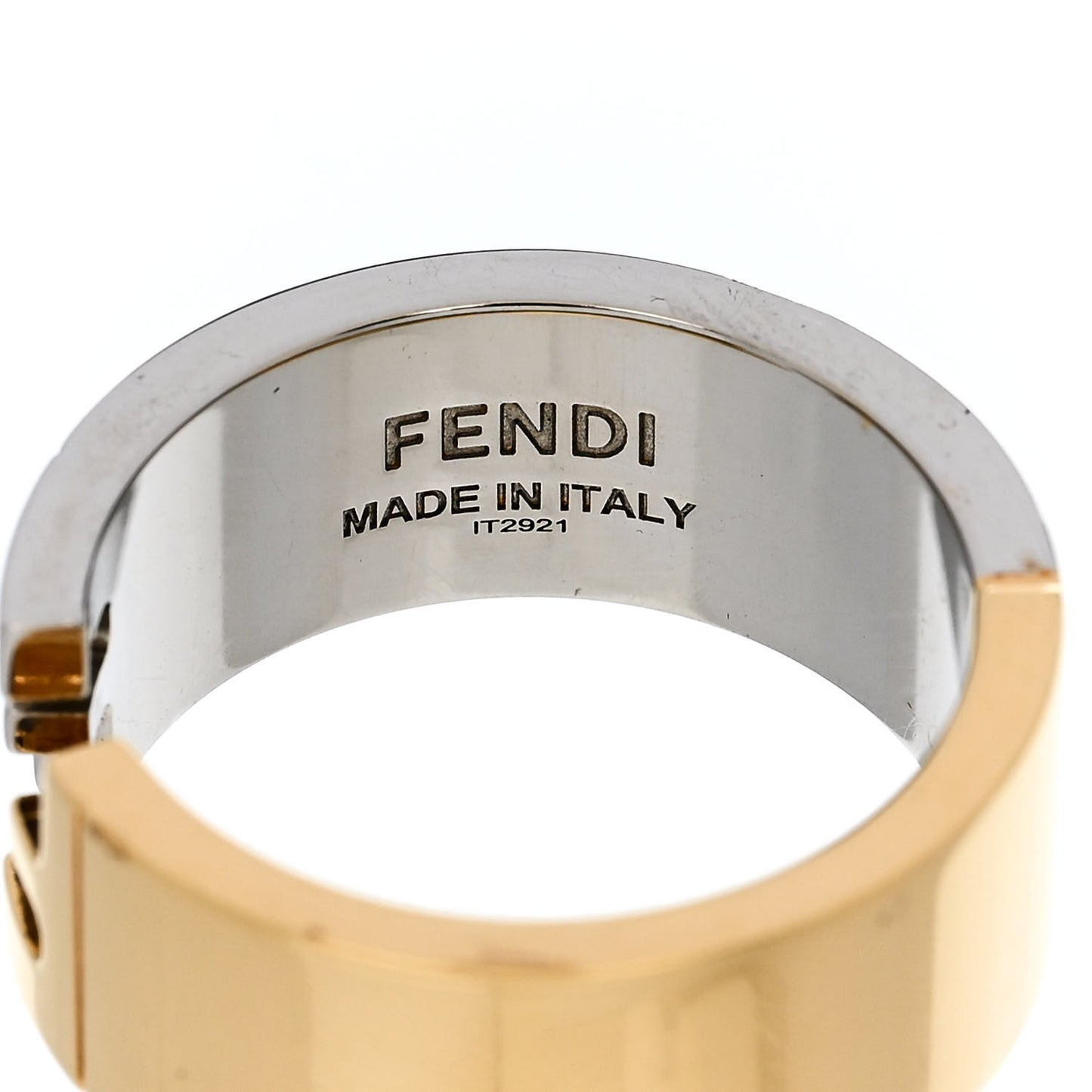 Metal FF Ring S 59 8.75 Gold Silver