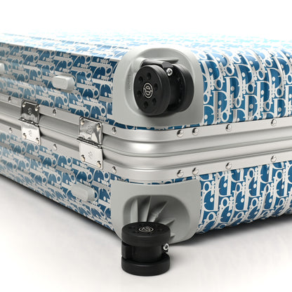 Christian Dior X RIMOWA Aluminum Gradient Cabin Luggage Blue Multi 7 of 8
