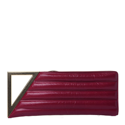 Bottega Veneta Calfskin The Rim Clutch Bordeaux 1 of 4