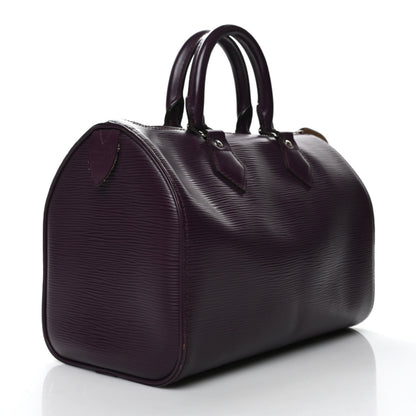 Louis Vuitton Epi Speedy 25 Cassis Purple 2 of 10
