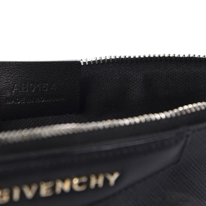 Givenchy Textured Coated Canvas Rottweiler Print Large Cosmetic Pouch Black 8 of 9