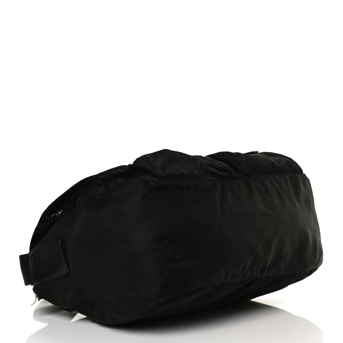 Nylon Vela Messenger Bag Black