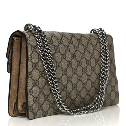 Gucci GG Supreme Monogram Small Dionysus Shoulder Bag Taupe 3 of 17