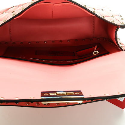 Valentino Garavani Nappa Medium Rockstud Spike Shoulder Bag Paradise Rose 5 of 6
