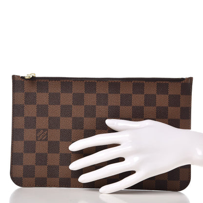 Louis Vuitton Damier Ebene Neverfull MM GM Pochette 2 of 7