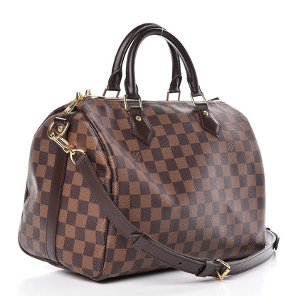 Louis Vuitton Damier Ebene Speedy Bandouliere 30 3 of 10