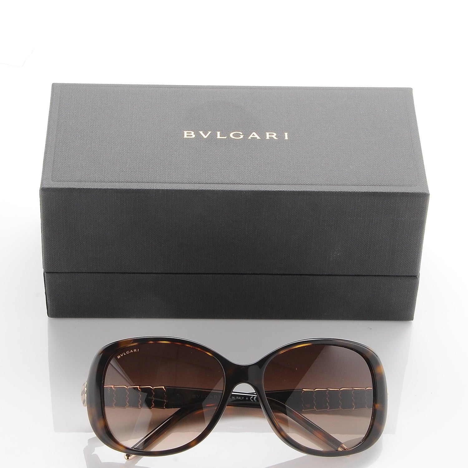 Bulgari Serpenti 8114 Sunglasses Tortoise 9 of 9