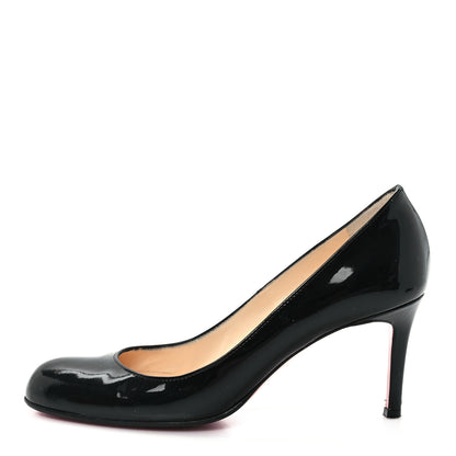 Christian Louboutin Patent Simple 70 Pumps 37 Black 1 of 8