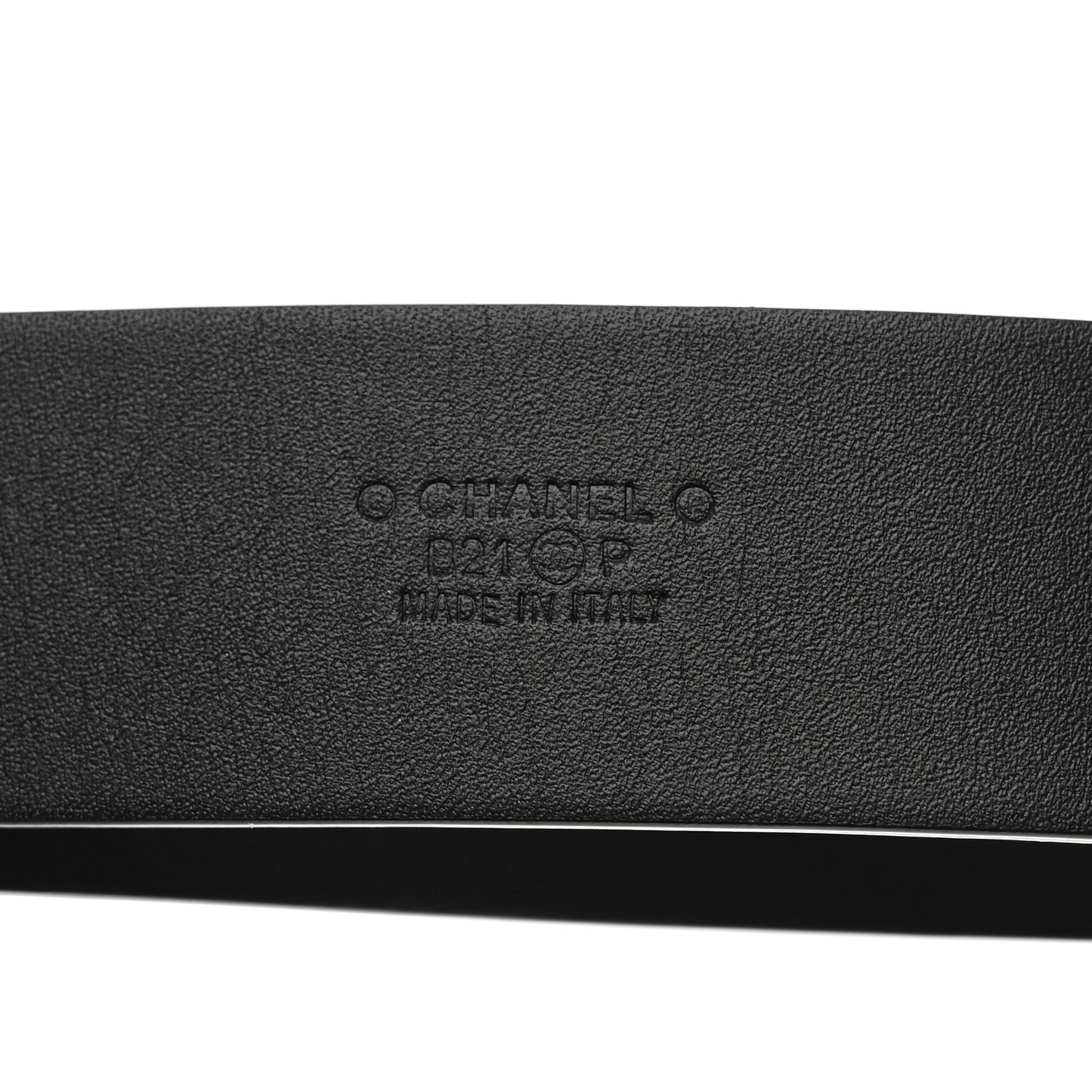 Calfskin CC Belt 95 38 Black