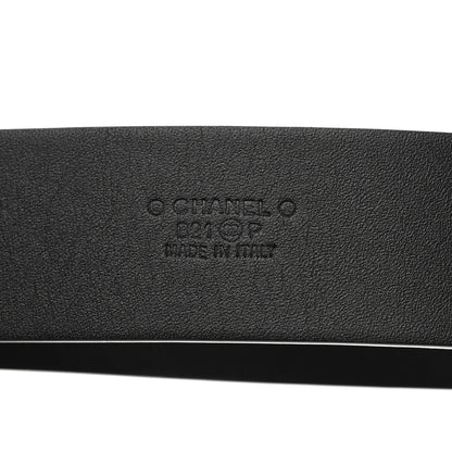 Chanel Calfskin CC Belt 95 38 Black 3 of 6