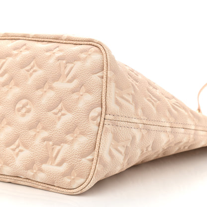 Louis Vuitton Empreinte Monogram Summer Stardust Neverfull MM Beige Clair 9 of 9