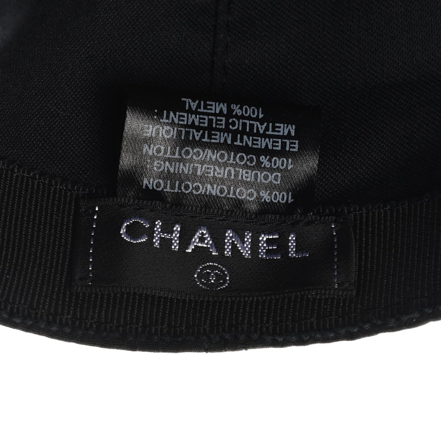 Cotton CC Cap Hat Black