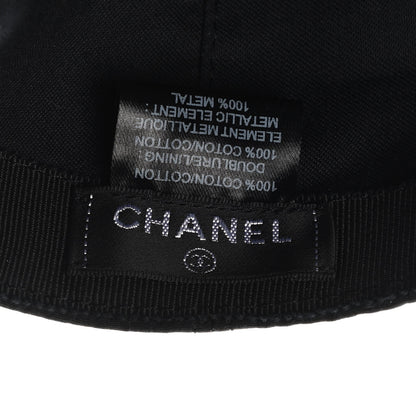 Chanel Cotton CC Cap Hat Black 8 of 9