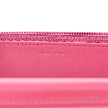 Chanel Caviar Quilted Wallet on Chain WOC Pink 7 of 11