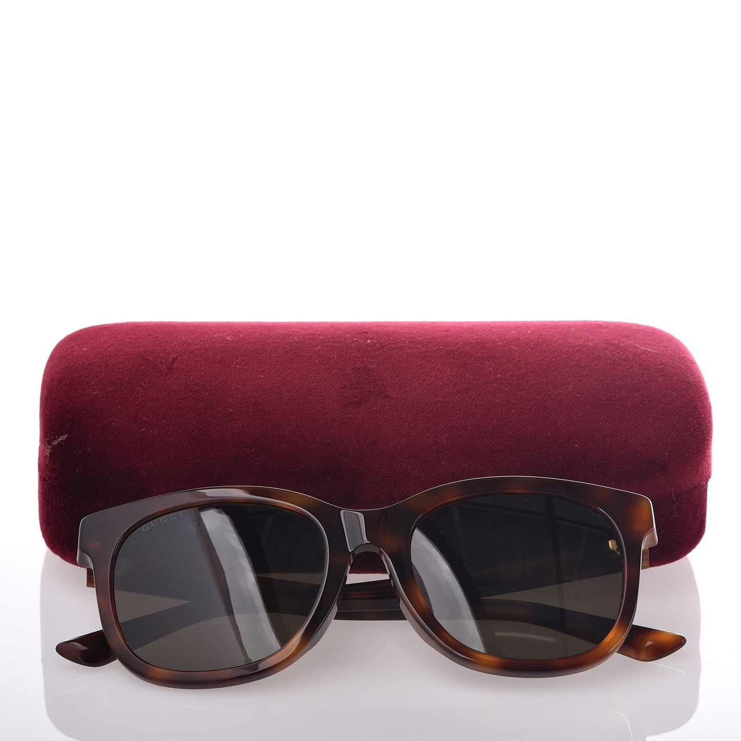 Round Frame GG Star Sunglasses GG0207S Tortoiseshell