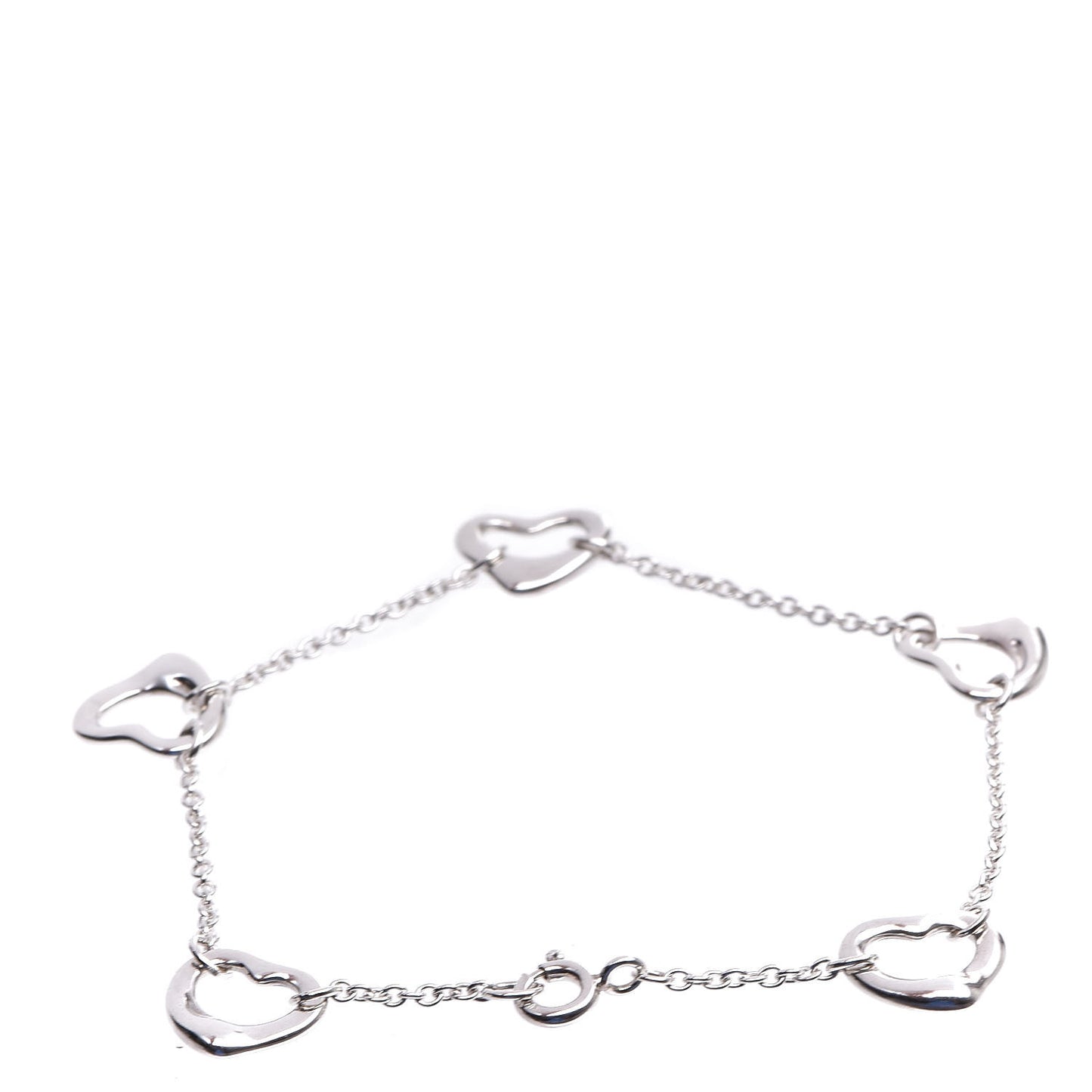 Sterling Silver Elsa Peretti Open Heart Bracelet