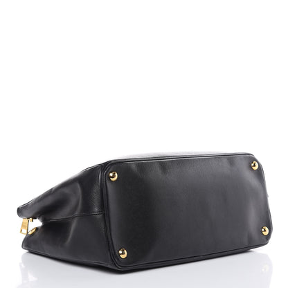 Prada Saffiano Medium Galleria Double Zip Tote Black 4 of 19