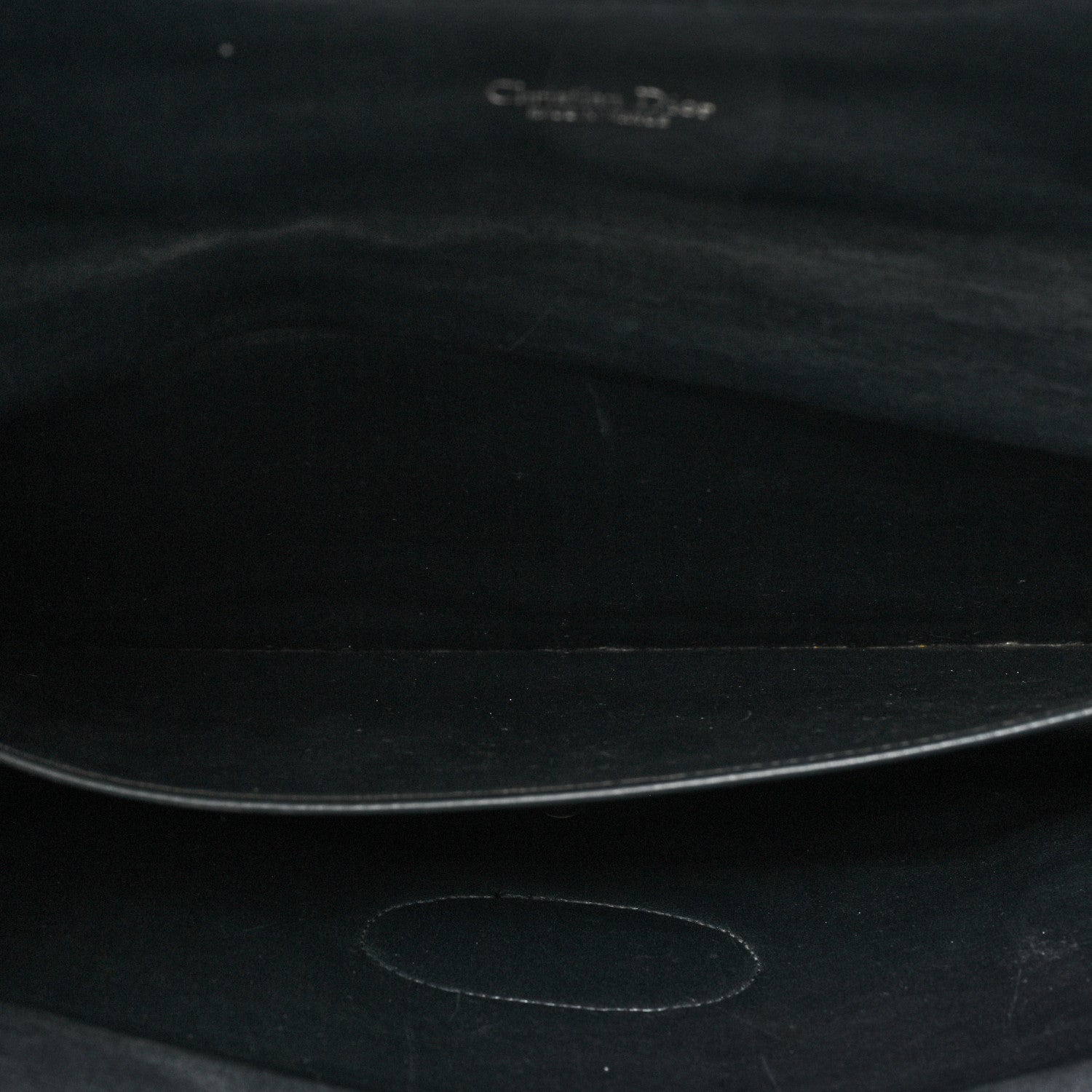 Christian Dior Oblique Fold Over Clutch Blue 8 of 15