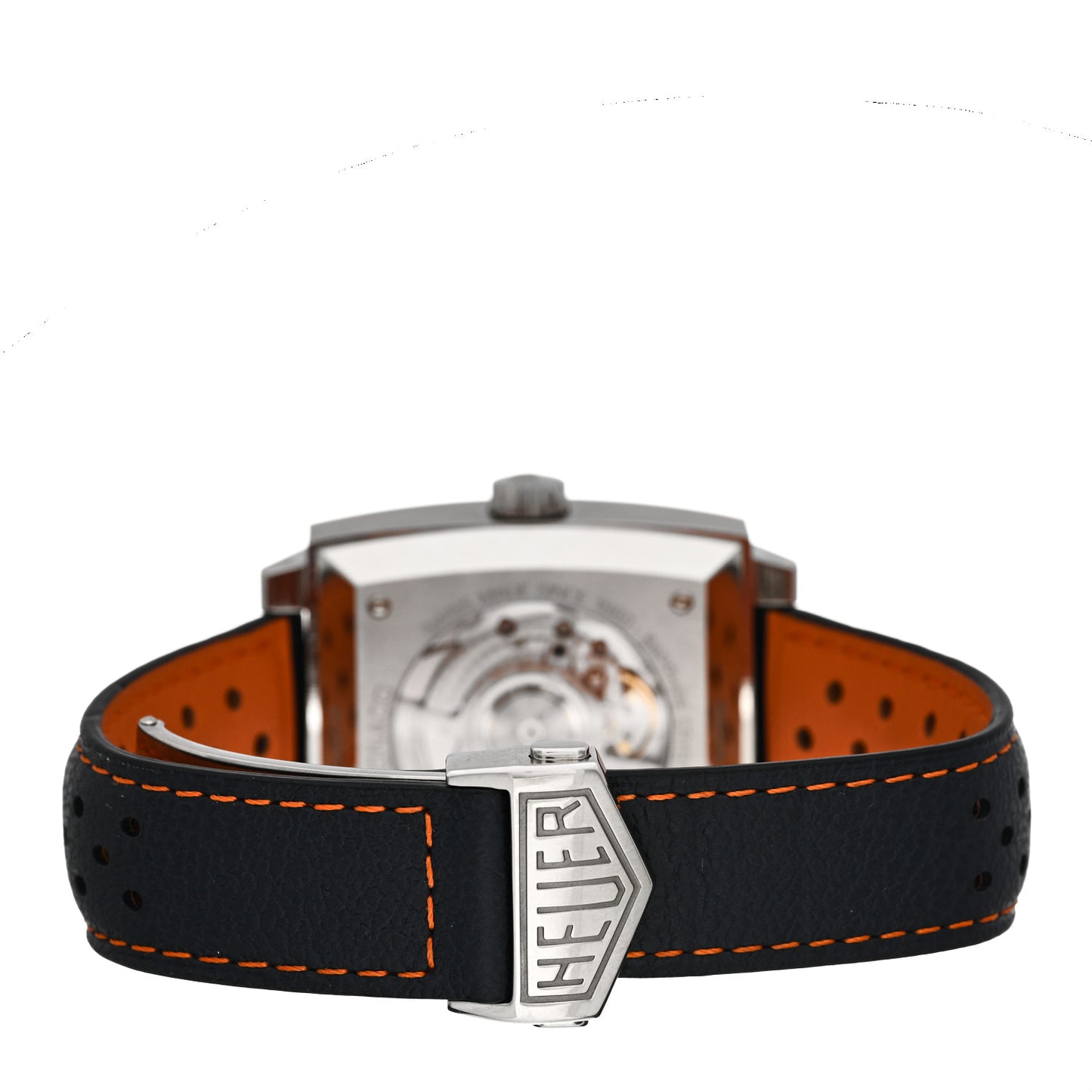 Stainless Steel Calfskin 39mm Monaco Automatic Watch Blue CAW211R