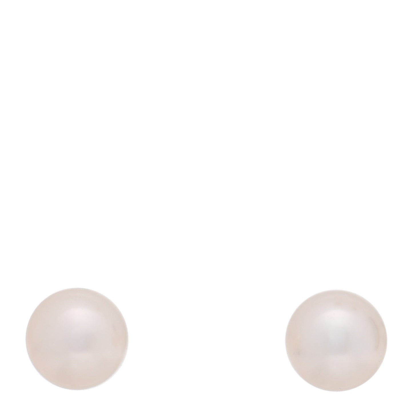18K Yellow Gold Akoya Cultured Pearl 7-7.5mm Stud Earrings