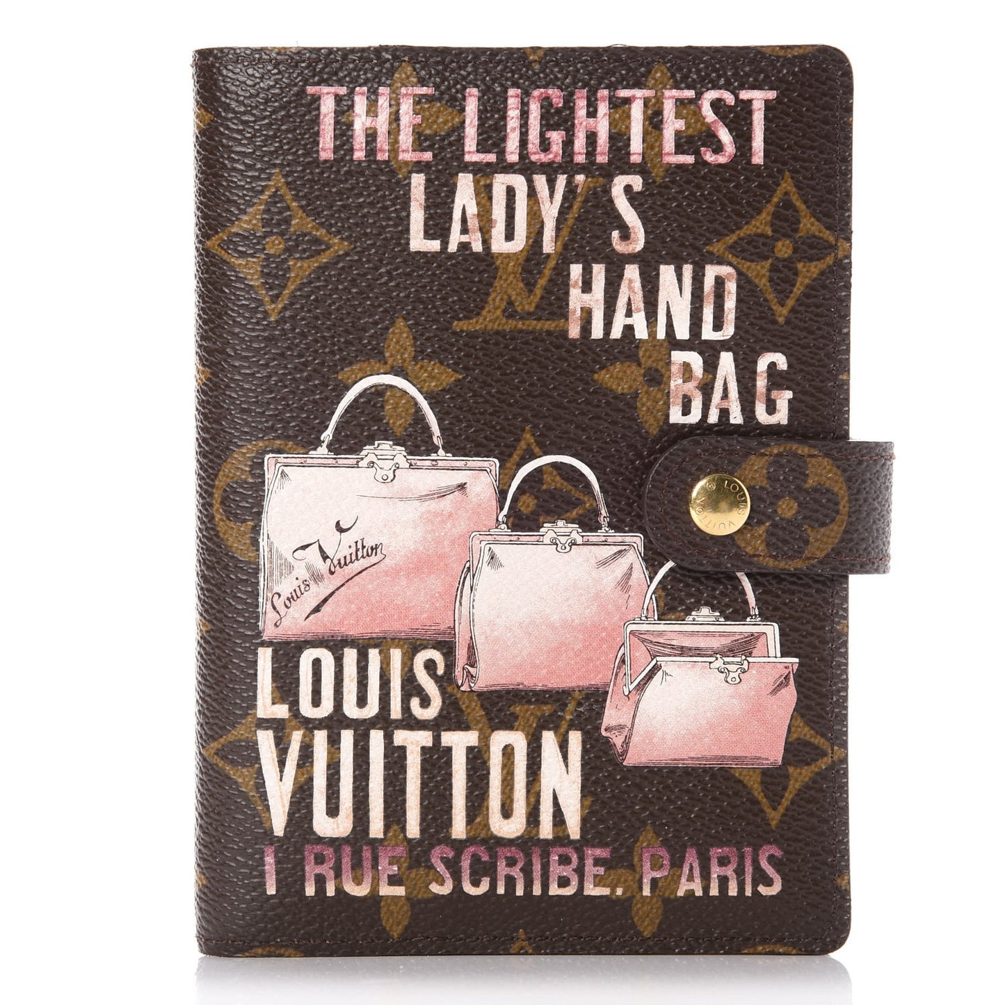 Monogram Affiche Small Ring Agenda Cover