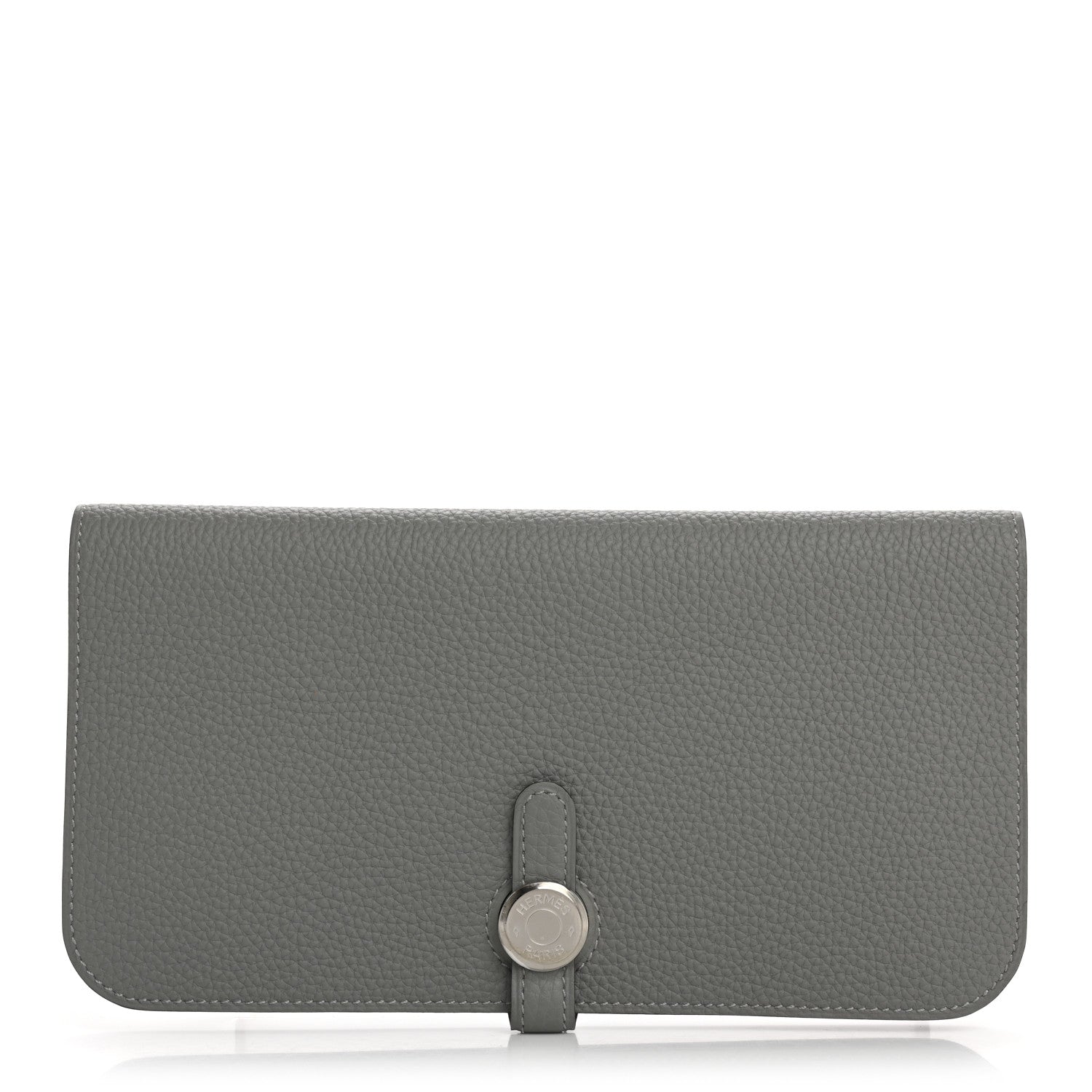 Hermes Togo Dogon Recto Verso Wallet Gris Mouette 1 of 8