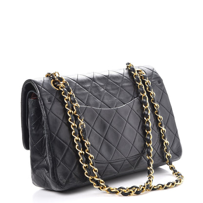 Chanel Lambskin Quilted Medium Double Flap Black 4 of 9