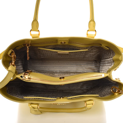 Prada Saffiano Vernice Tote Ananas 6 of 17