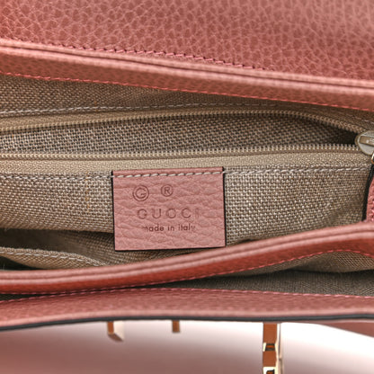 Gucci Dollar Calfskin Interlocking G Top Handle Shoulder Bag Soft Pink 6 of 10