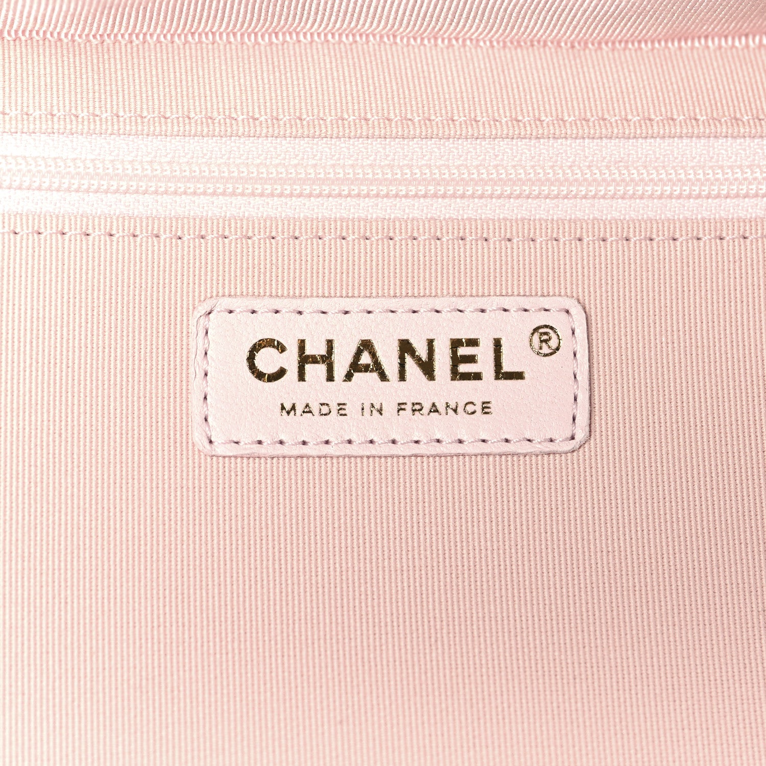 Chanel Raffia Braided Grosgrain Ribbon Small Shopping Bag Beige Light Pink 6 of 10