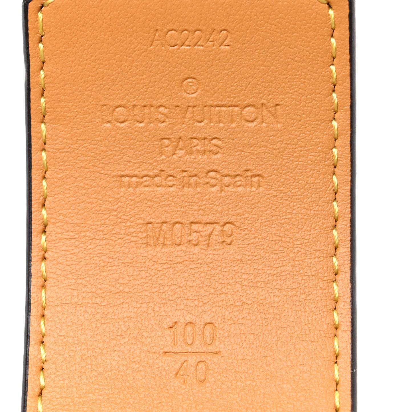 Monogram Blurry 40mm LV Initiales 100 40 Belt