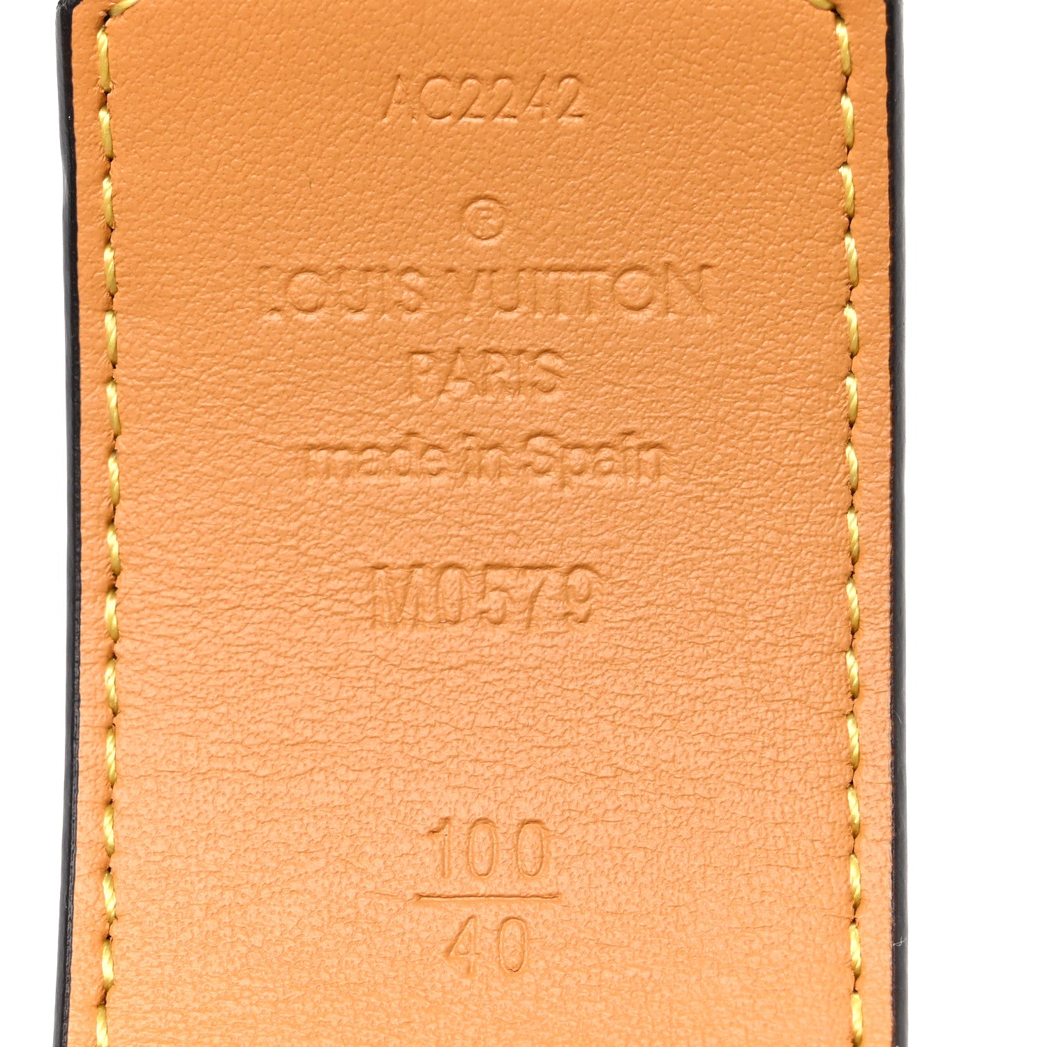 Louis Vuitton Monogram Blurry 40mm LV Initiales 100 40 Belt 5 of 6