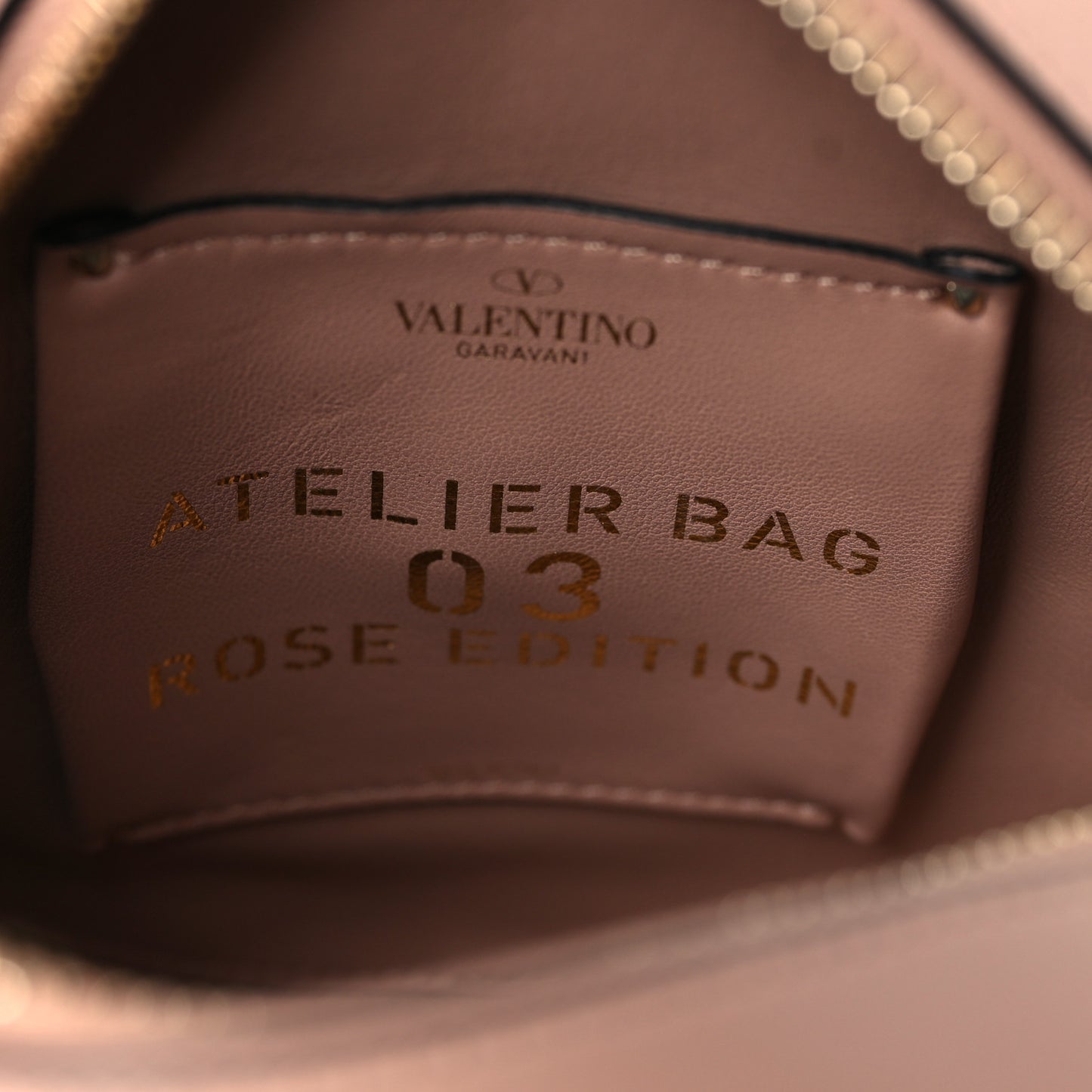 Nappa Atelier 03 Rose Edition Round Crossbody Bag Rose Cannelle