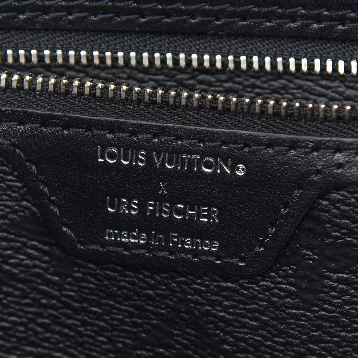 Louis Vuitton X UF Tufted Monogram Neverfull MM Black White 7 of 11