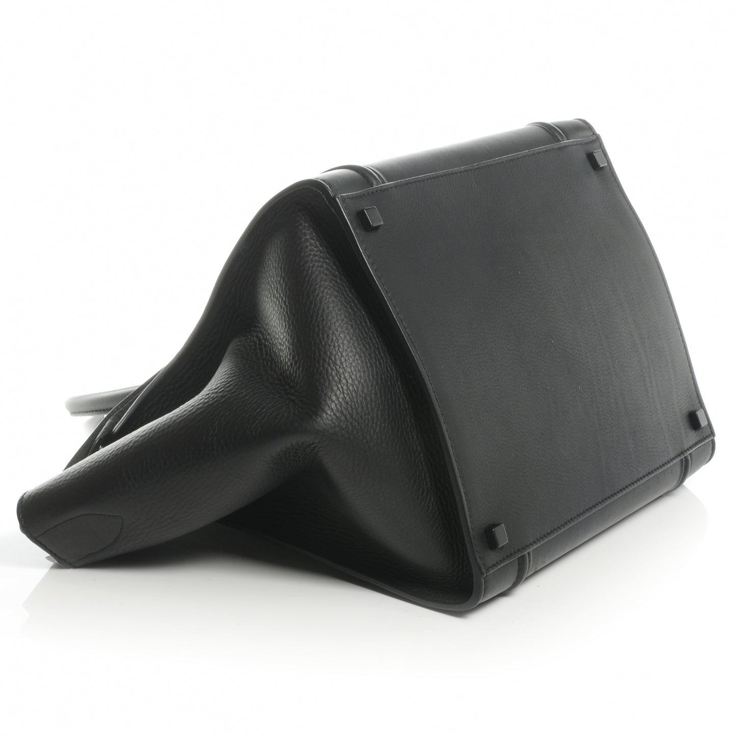 Smooth Calfskin Medium Phantom Luggage Black