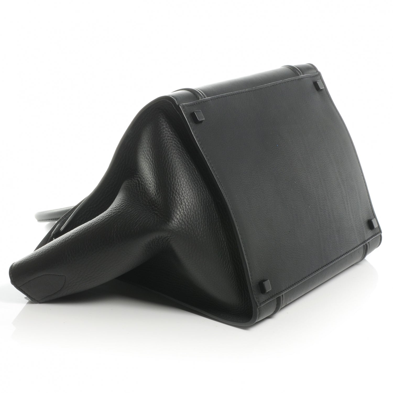Celine Smooth Calfskin Medium Phantom Luggage Black 4 of 9