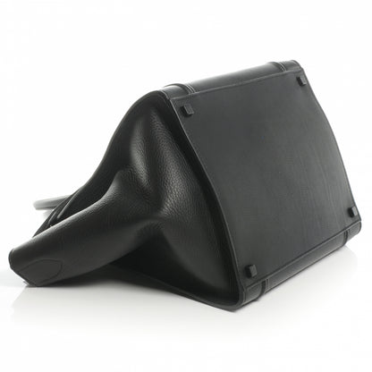 Celine Smooth Calfskin Medium Phantom Luggage Black 4 of 9