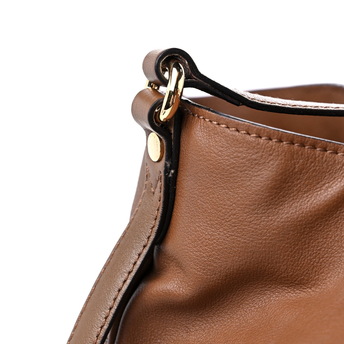 Calfskin Haymarket Check Small Canterbury Tote Brown