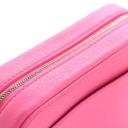 Balenciaga Calfskin Kittens Logo XS Everyday Camera Bag Acid Pink 13 of 13
