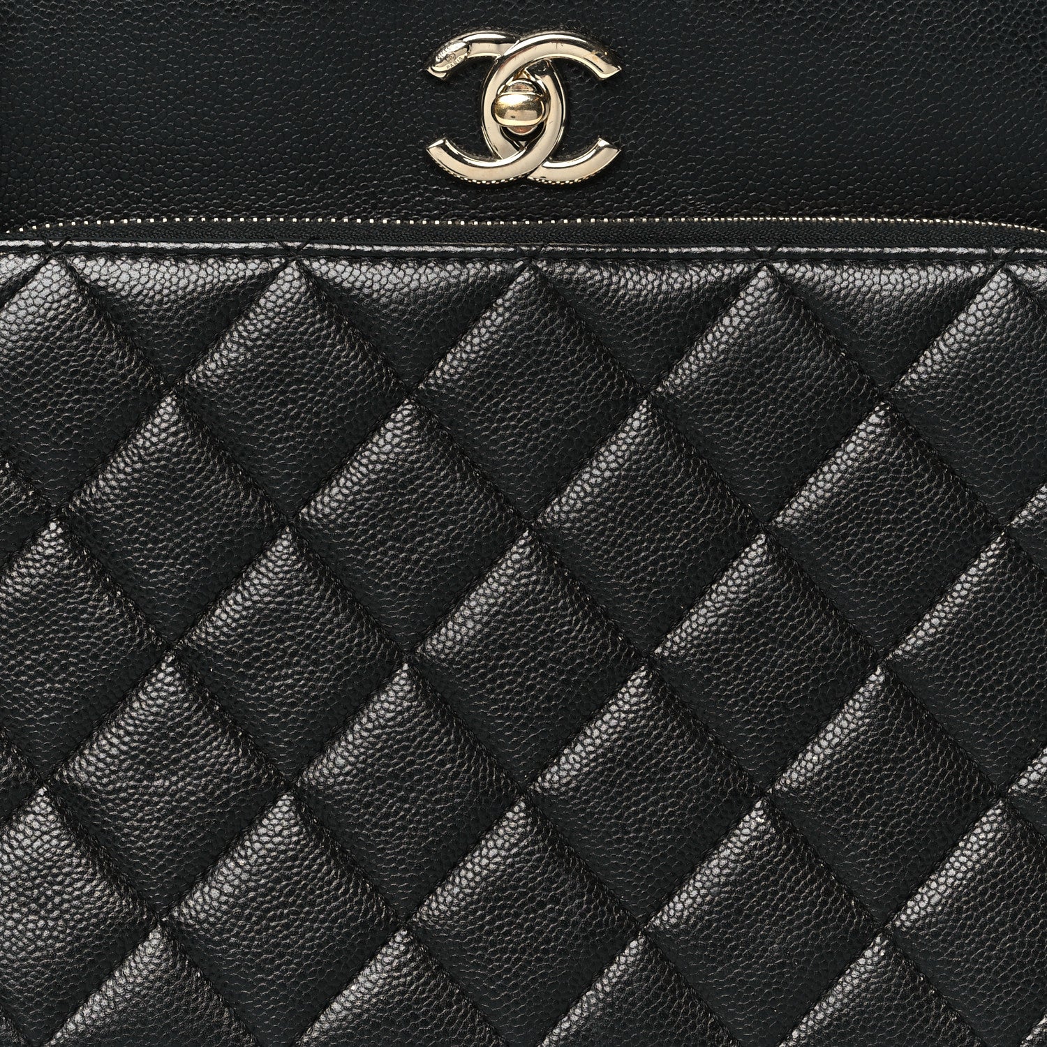 Chanel Caviar Quilted Small Business Affinity Shopping Bag Black 8 of 10