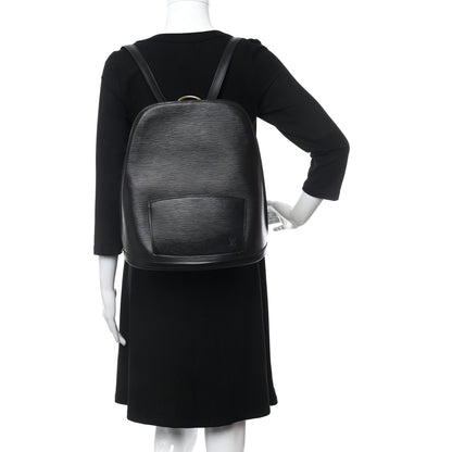 Louis Vuitton Epi Gobelins Backpack Black 2 of 8