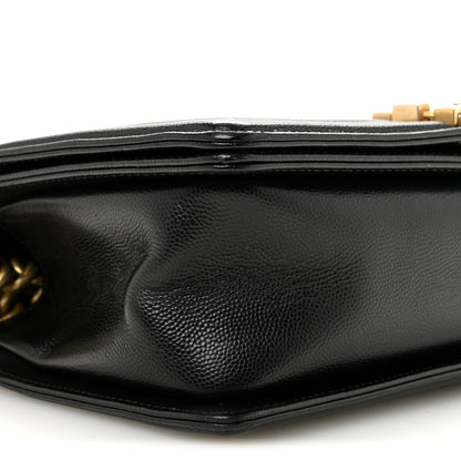 Chanel Caviar Quilted Medium Boy Flap Black 9 of 14