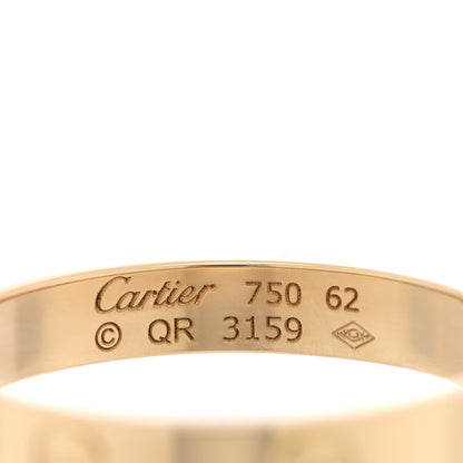 Cartier 18K Yellow Gold 3.5mm LOVE Wedding Band Ring 62 10 4 of 6