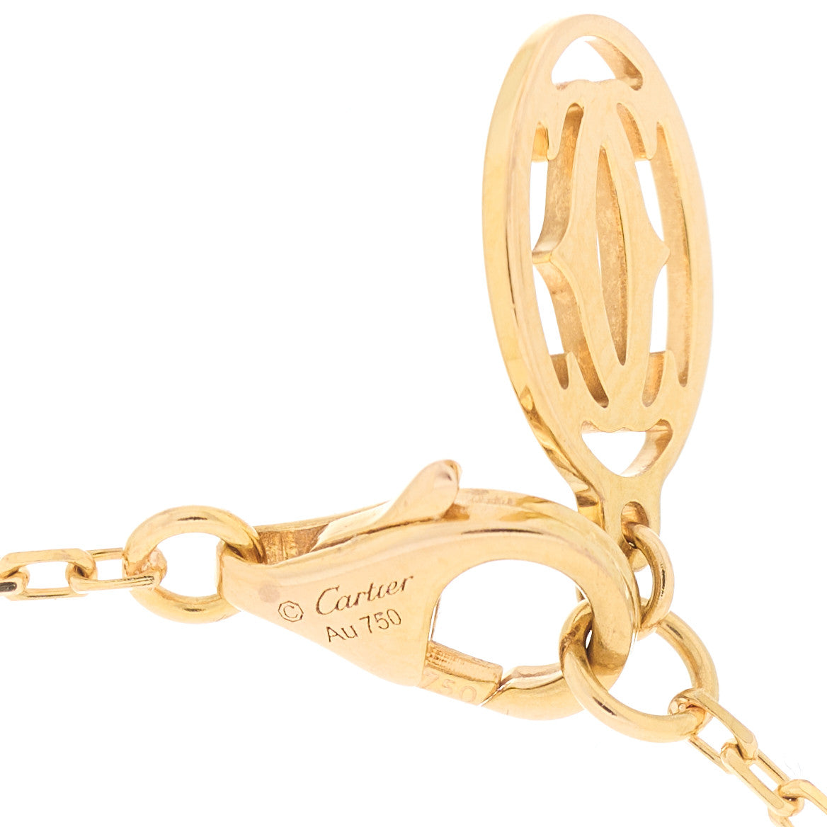 18K Pink Gold Diamond SM D'Amour Pendant Necklace