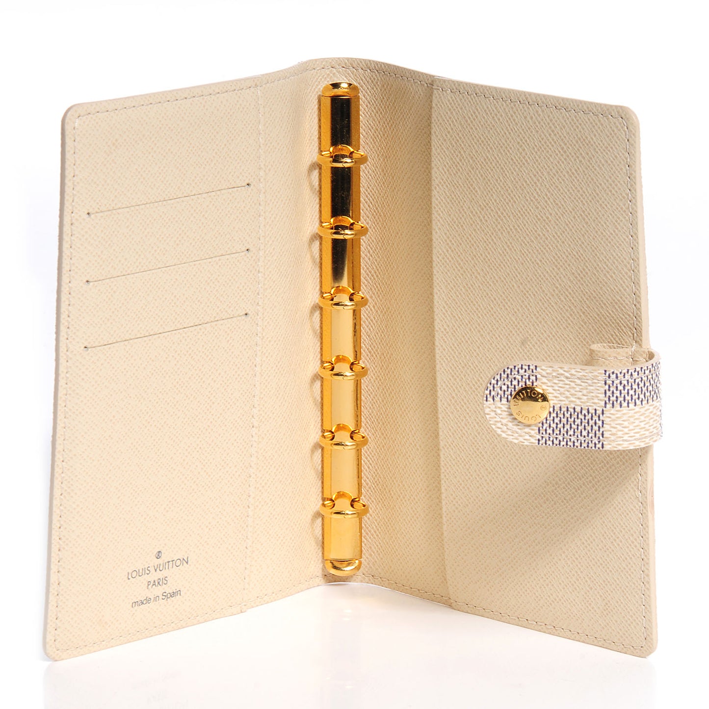 Damier Azur Small Ring Agenda Cover