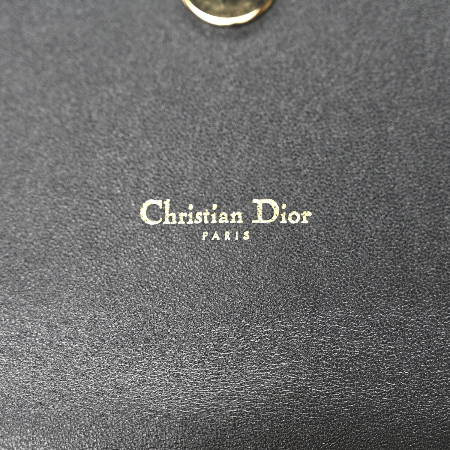 Christian Dior Supple Calfskin Cannage Caro Belt Pouch with Chain Black 6 of 9