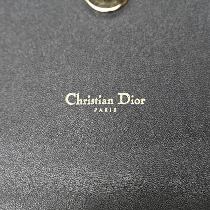 Christian Dior Supple Calfskin Cannage Caro Belt Pouch with Chain Black 6 of 9