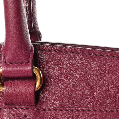 Saint Laurent Sheepskin Medium Cabas ChYc Black Cherry 19 of 20